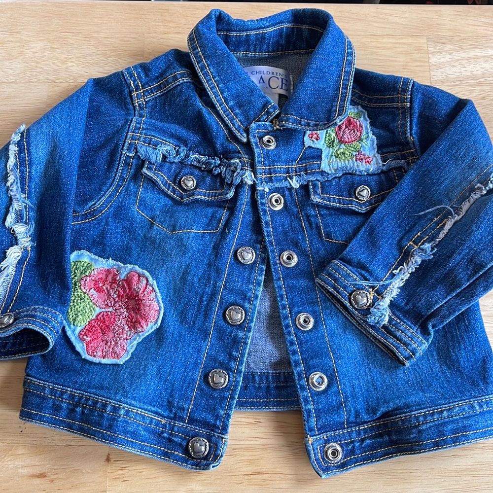 The Children’s Place denim jacket 18 mos